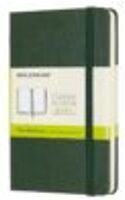 Moleskine libreta clásica tapa dura verde musgo p lisa