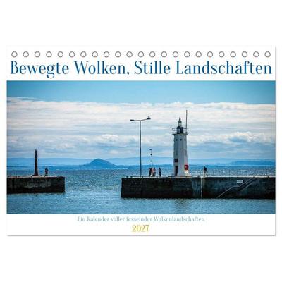 Bewegte Wolken, Stille Landschaften (Tischkalender 2027 DIN A5 quer), CALVENDO Monatskalender