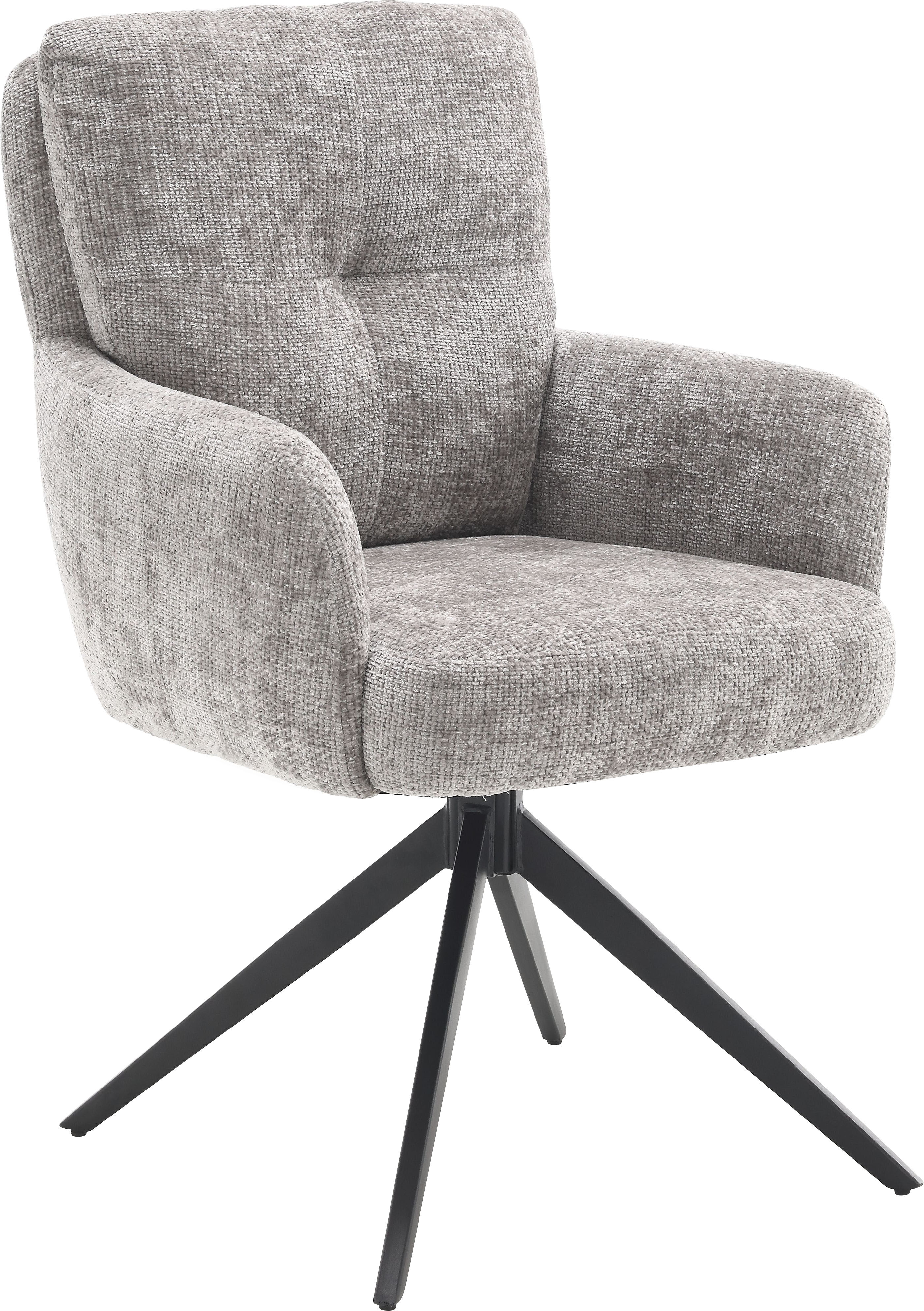 Esszimmerstuhl HOME AFFAIRE "Valldemossa", grau (grau, schwarz, grau), B:60cm H:92cm T:67cm, Stühle, Esszimmerstuhl