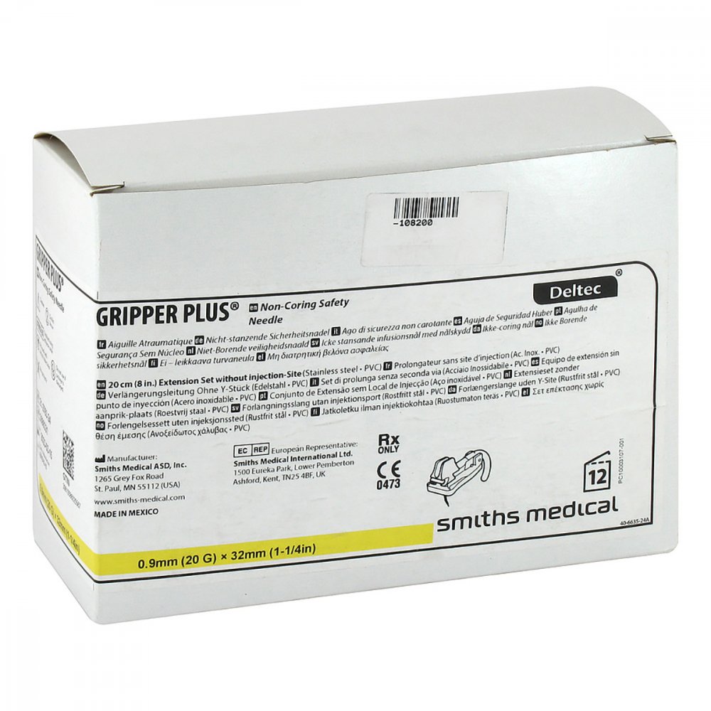 ICU Medical Deutschland GmbH Portnadeln nach Huber gebogen 20g 19,0mm 00108200