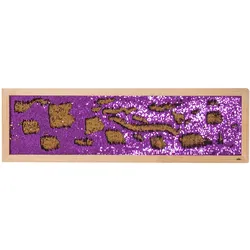Pailletten Wandboard - Lila, 1 Stk