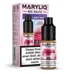 Maryliq Strawberry Ice NicSalt Liquid 10ml / 10mg