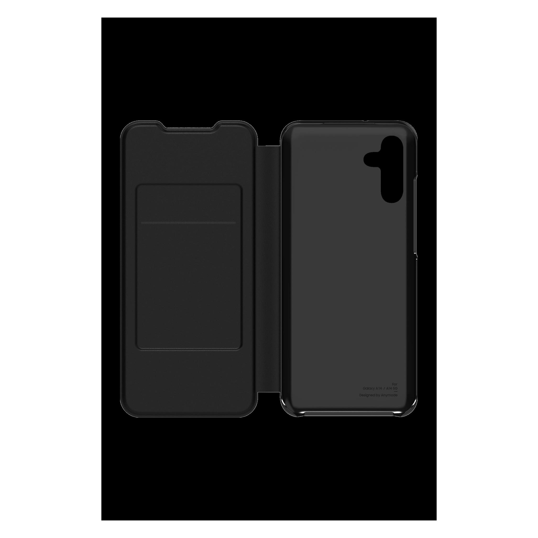 Samsung Wallet Flip Cover (Samsung Galaxy A14) (GP-FWA146AMABQ)