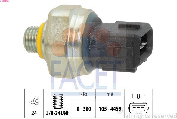 Facet Druckschalter, Klimaanlage 250088 Für Volvo