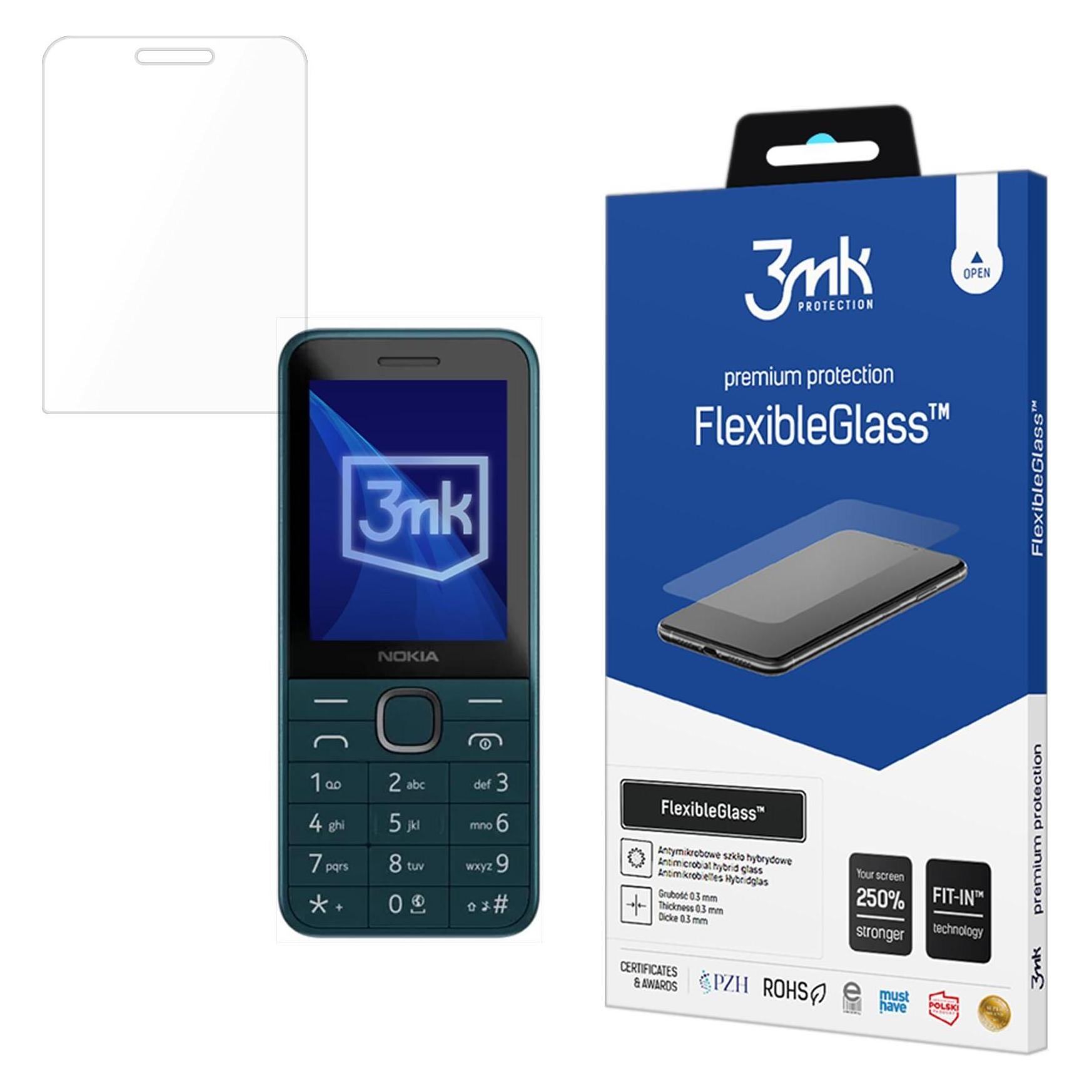 3MK Hybrid glass FlexibleGlass for Nokia 225 4G (2024) (Nokia 225) (W-3FxGl-N2254G-0)