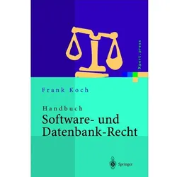 Handbuch Software- und Datenbank-Recht, Fachbücher von Frank Koch