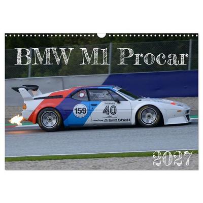 BMW M1 Procar (Wandkalender 2027 DIN A3 quer), CALVENDO Monatskalender