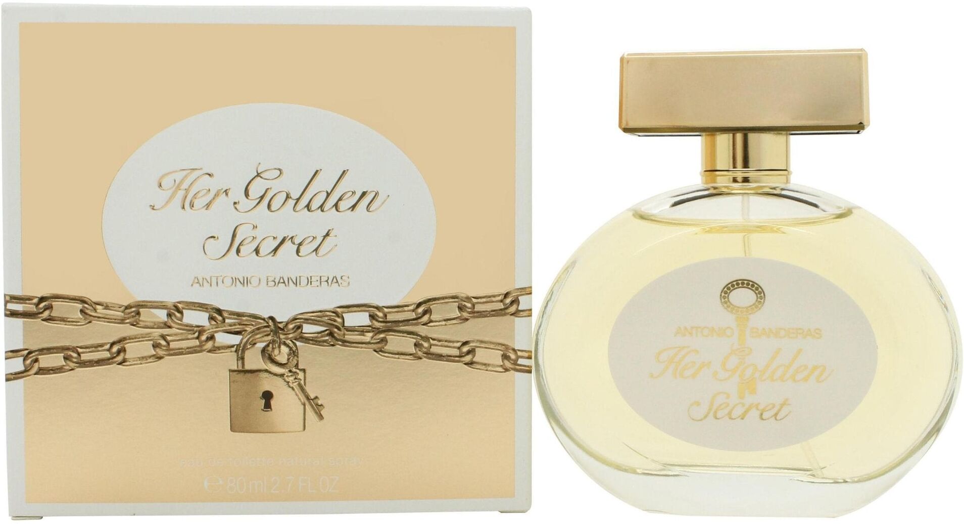Antonio Banderas Her Golden Secret - 80ml Eau de Toilette Spray