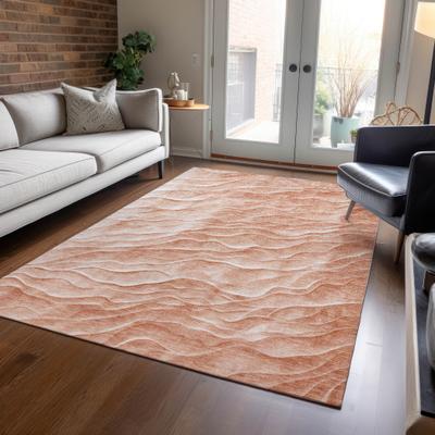 Addison Rugs Machine Washable Indoor/ Outdoor Funky Waves Chantille Rug