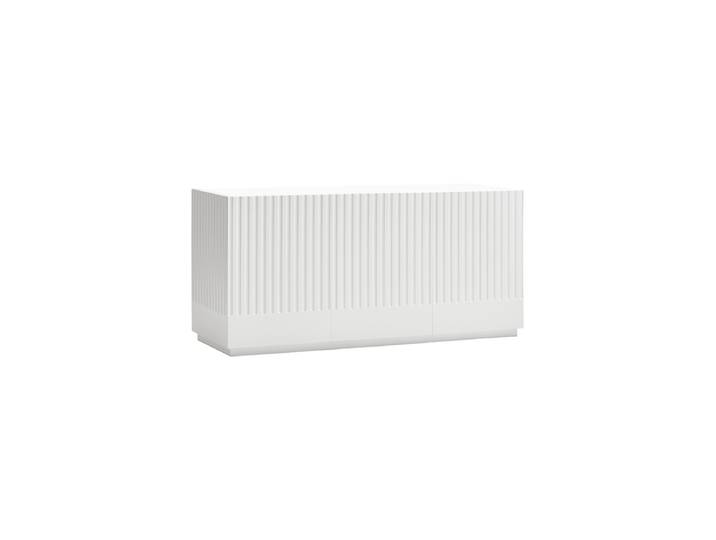 Design Sideboard „Doric“ White - 3-türig Weiss Teulat
