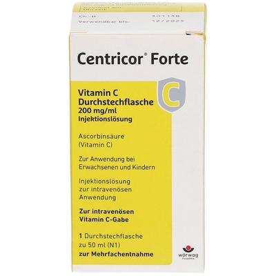 Centricor Forte Vitamin C Dsfl. 200 mg/ml Inj.-L. 1x50 ml Injektionslösung