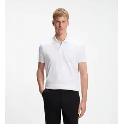 BOSS für Herren. 50564120 Polo Union Tape weiß (3XL), Baumwolle, Klassisch, Kurzarm