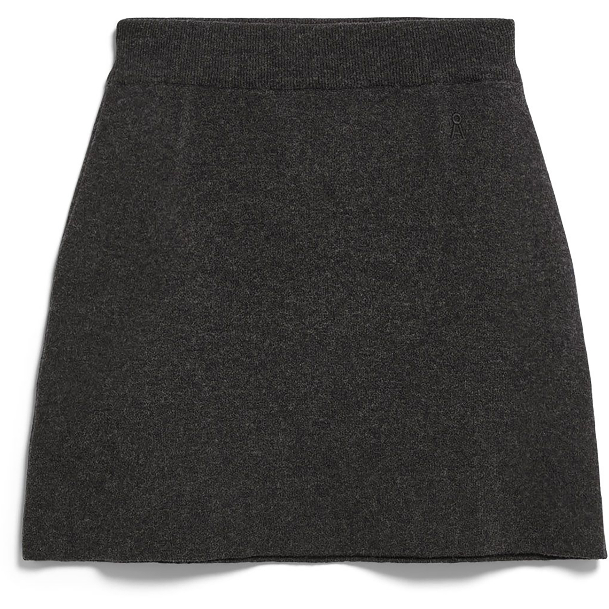 Armedangels Cotton-Wool Mini Knit Rock Damen Röcke grau Größe L Lifestyle Hautfreundlich