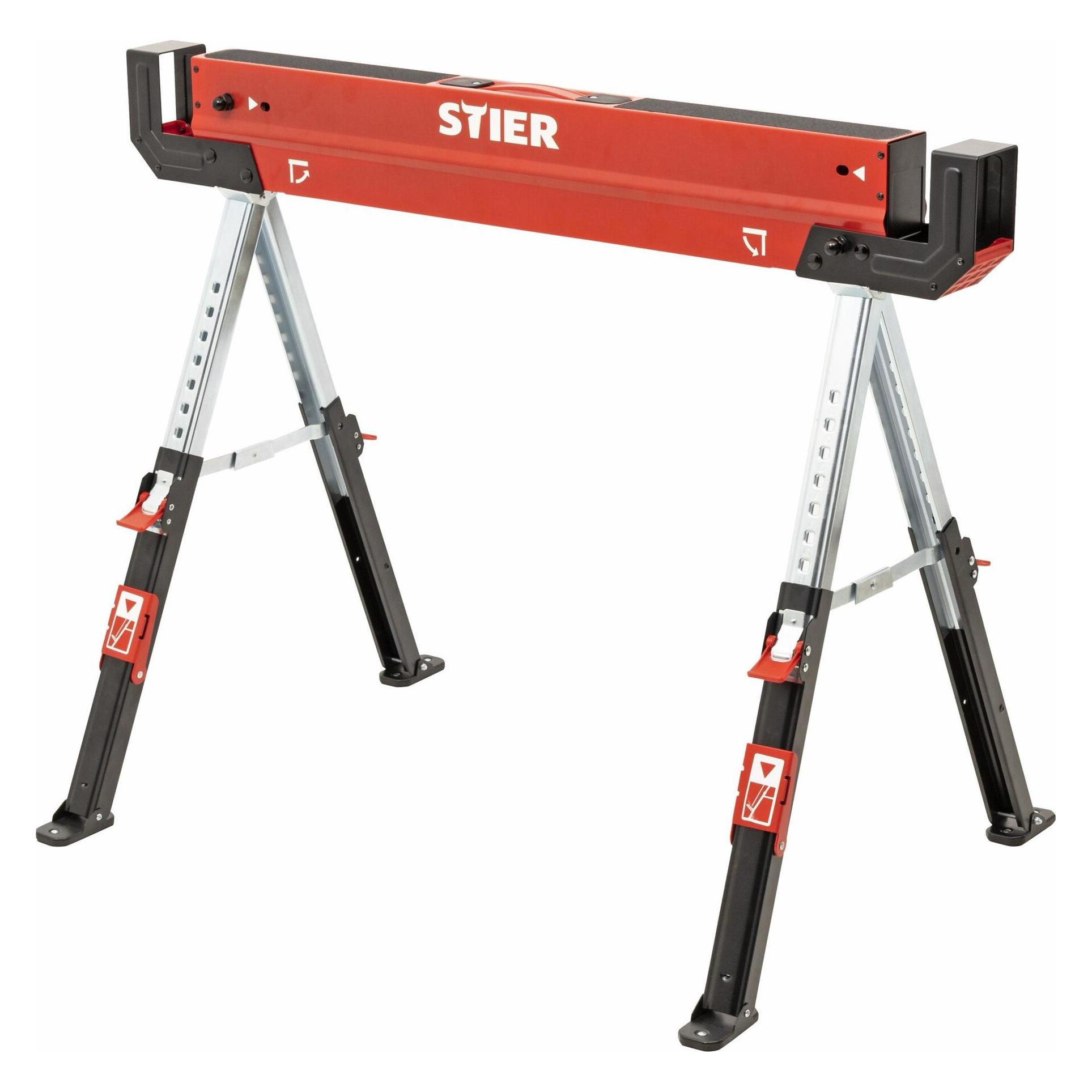 Stier 2x Falt-Arbeitsbock Sägebock höhenverstellbar 590kg (69 cm, 109 cm) (94884906)