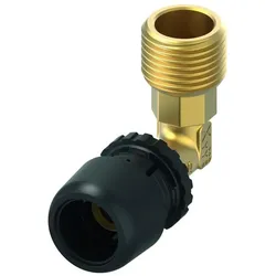 TECE, Rohrverbindungstechnik, TECElogo-Ax Winkelübergangsnippel Dimension 25 x R 3/4", Siliziumbronze (Winkelverbindung)