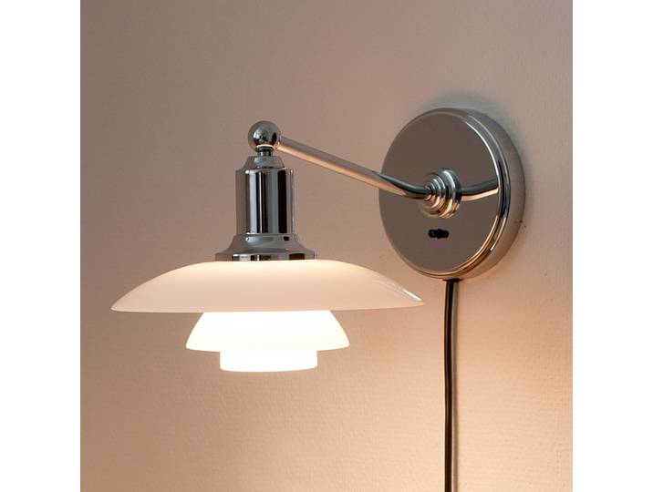 PH 2/1 Wandleuchte White Opal Glass - Louis Poulsen - Wohnzimmer - Design - Einflammig