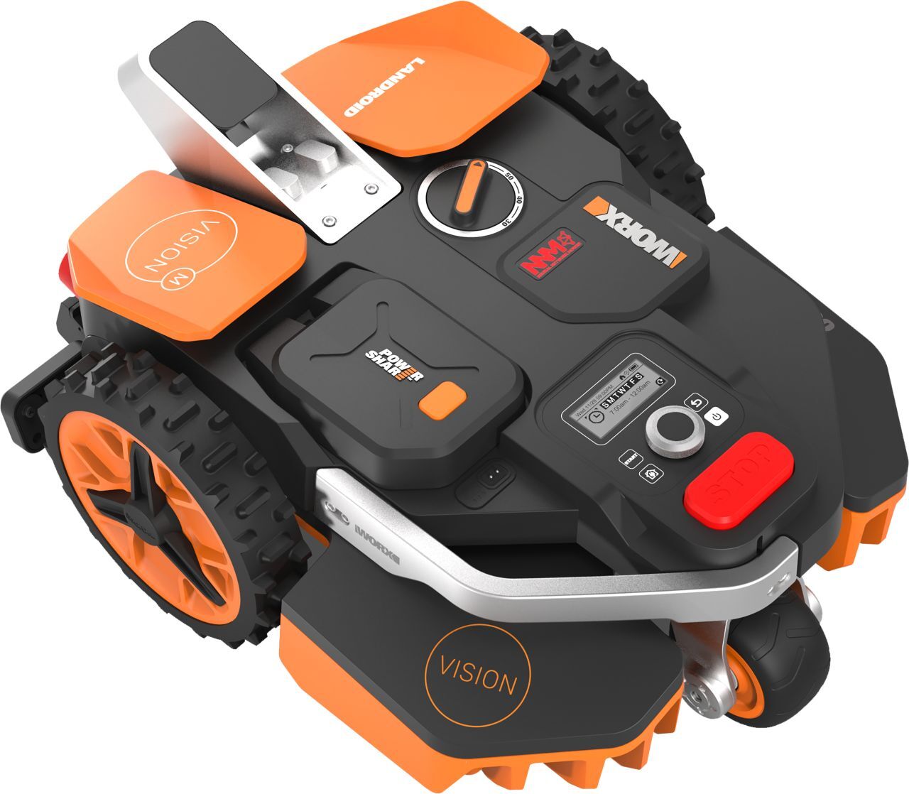 WORX Landroid Vision M800, Rasenmähroboter, 800 m², 19 cm, 3 cm, 6 cm, Rotorblätter