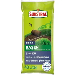 Substral, Blumenerde,  Rasenerde 40,0 l (40 l, Erde ohne Torf)