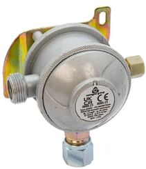 Reca Cavagna 30mbar Caravan & Motorhome Gas Regulator 10mm - Angled