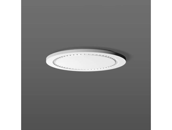 LED-plafondlamp Hemis Round, wit / opaal, Hal, Kunststof, LED plafondlamp