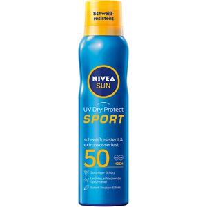 Nivea Sonnencreme Sun UV Dry Protect Sport, LSF 50, 200ml, extra wasserfest
