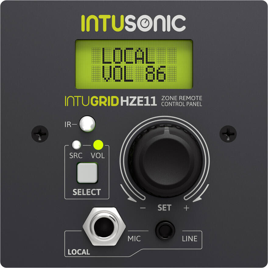 Intusonic Hze11 Zonen Fernbedienungspanel