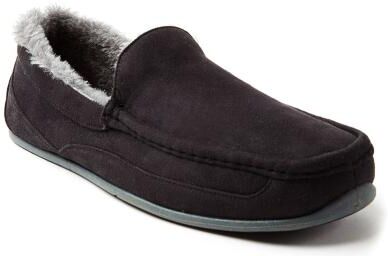 Deer Stags Spun - Mens 7 Black Slipper Medium