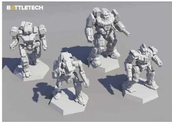 BattleTech Inner Sphere Heavy Lance Boxed Set for Tabletop Gaming by Catalyst Game Labs