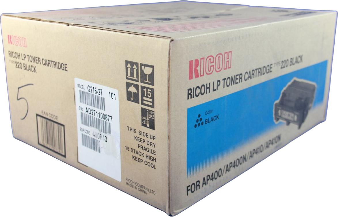 Ricoh Type 220 Laserdruck Tonerkartusche - Schwarz - Original - 1 / Box - 15.000 Seiten
