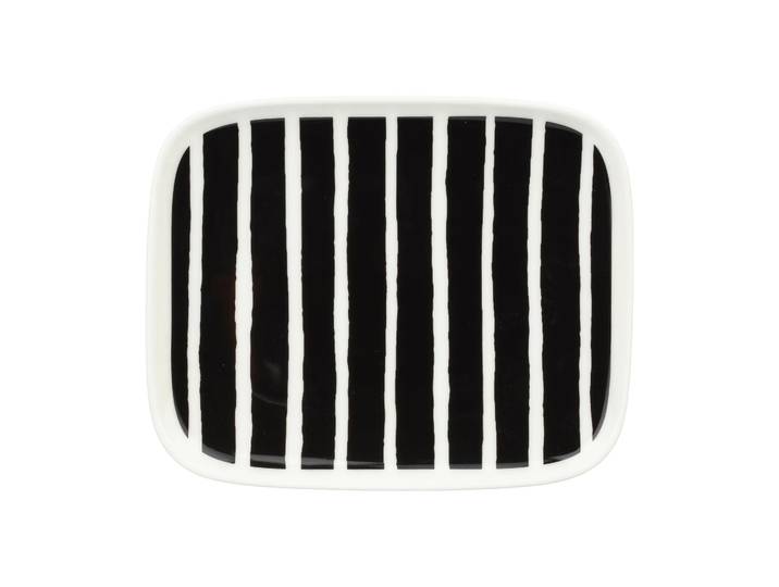 Marimekko Assiette Oiva Piccolo 12x15 cm Black-white