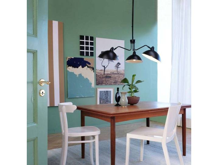 Suspension Futura 3, noire, à 3 lampes - Dyberg Larsen - Salon / séjour - Scandinave - Métal - Multi-ampoules