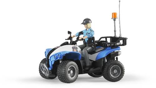 bruder Einsatzfahrzeug Modell Quad mit Polizist Fertigmodell Spezialfahrzeug Modell