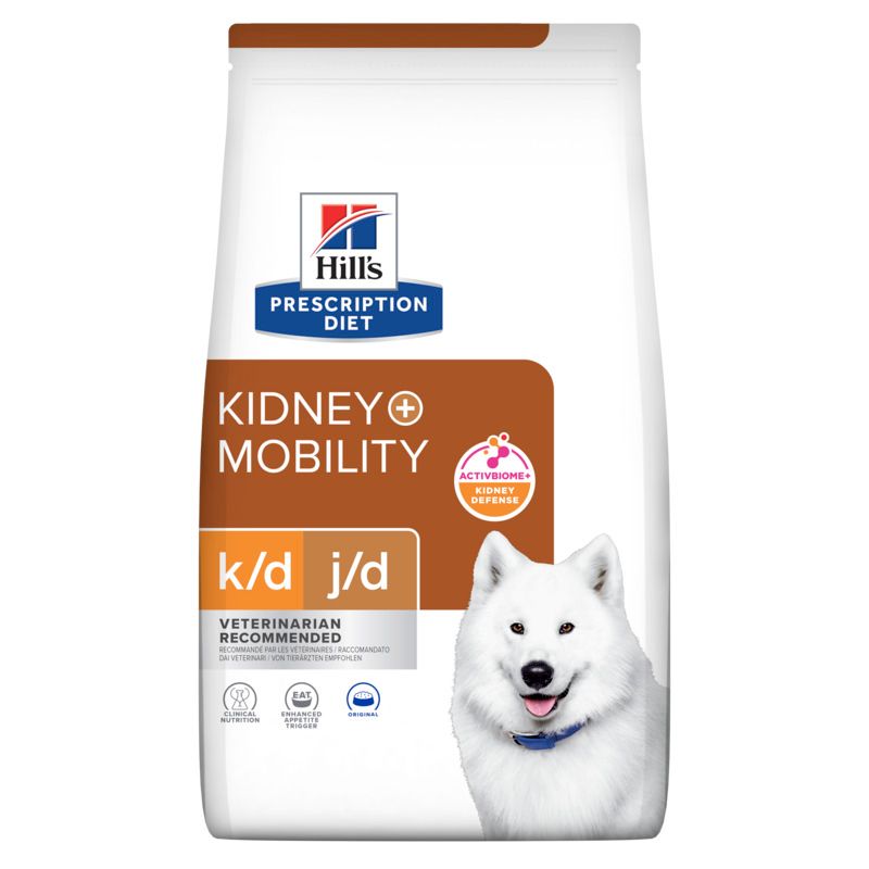 Hill's Prescription Diet Canine Kidney + Mobility K/D J/D 4 kg Pellets