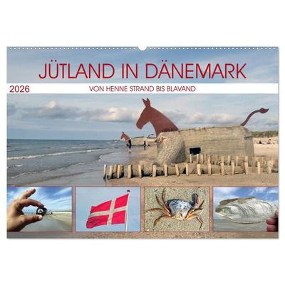 Jütland in Dänemark - Von Henne Strand bis Blavand (Wandkalender 2026 DIN A2 quer), CALVENDO Monatskalender