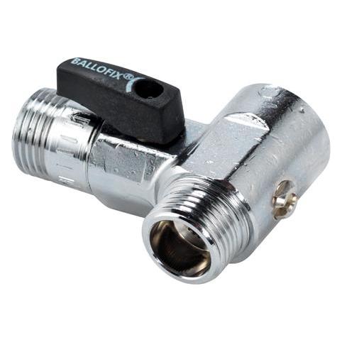 Broen Ballofix mellemstykke 1/2" med kontraventil og dobbelt afspaering (5708537334210)