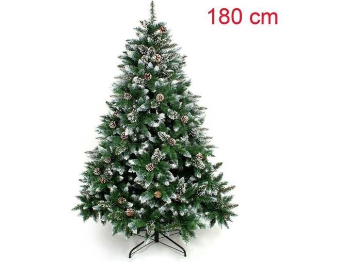 Sapin Givré et Pomme de pin 180 cm