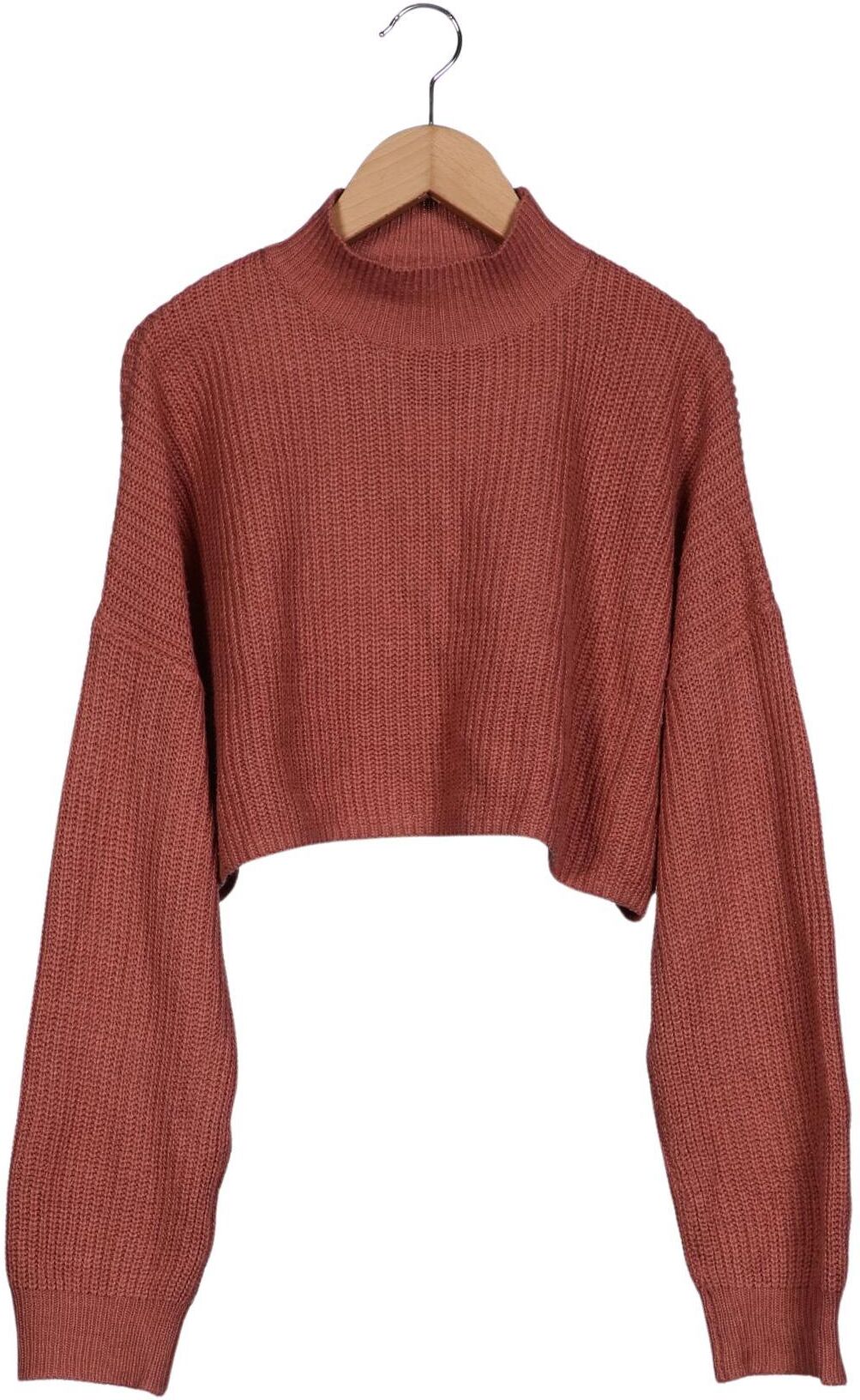 Missguided Damen Pullover, Braun, Gr. S, Synthetik - Second Hand