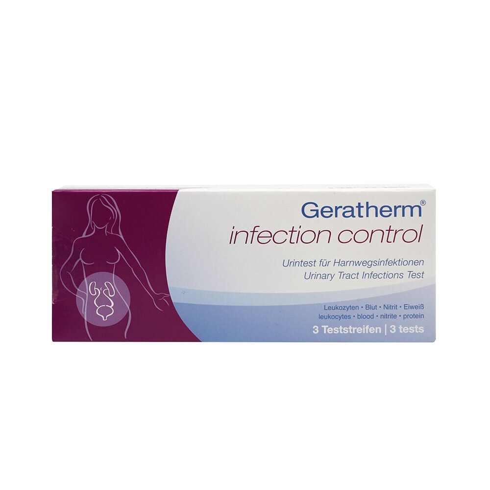 Geratherm infection control Harnwegsinfektionstest 3 St Teststreifen