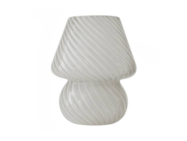 Tischlampe Pilz Weiss-Transparent