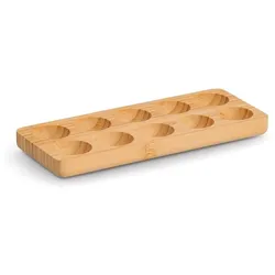 Eierhalter 24,5 x 10 cm Bambus Braun Hellbraun