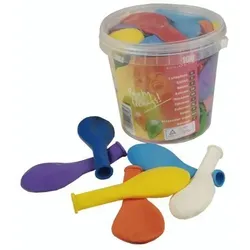 Papstar 400 Luftballons Ø 22 cm farbig sortiert in Dose