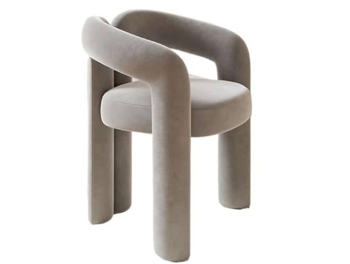 MUBOYI Schminkstühle, Moderne minimalistische Frisiertische und Hocker for das Schlafzimmer, Nagelstühle(Gray)