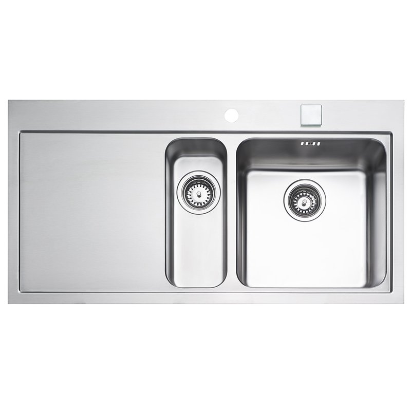 Naber Speedline 150. Einbauspüle, Edelstahl, Becken re. - Einbauspülen