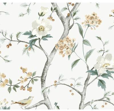 Lillian August Sparrow Haven Embossed Vinyl Unpasted Wallpaper