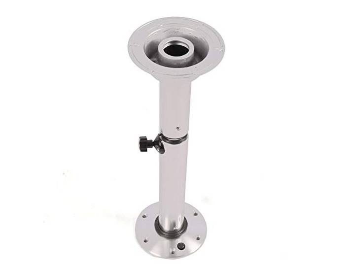 kangten Tischgestell,Höhenverstellbar Bootstisch Tischbeine 60 mm Cockpittisch Tischfuß Aluminium Tischfuss für Boote Yacht Tischträ
