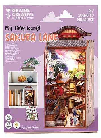 Graine Créative 3D Scène Sakura Laantje Boekenhoek Modelbouwpakket