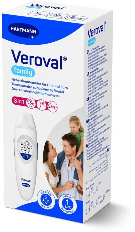 Veroval Family 3in1 Infrarot-Fieberthermometer