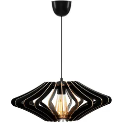 WellHome Deckenlampe 59x55cm in Schwarzem Design Engel