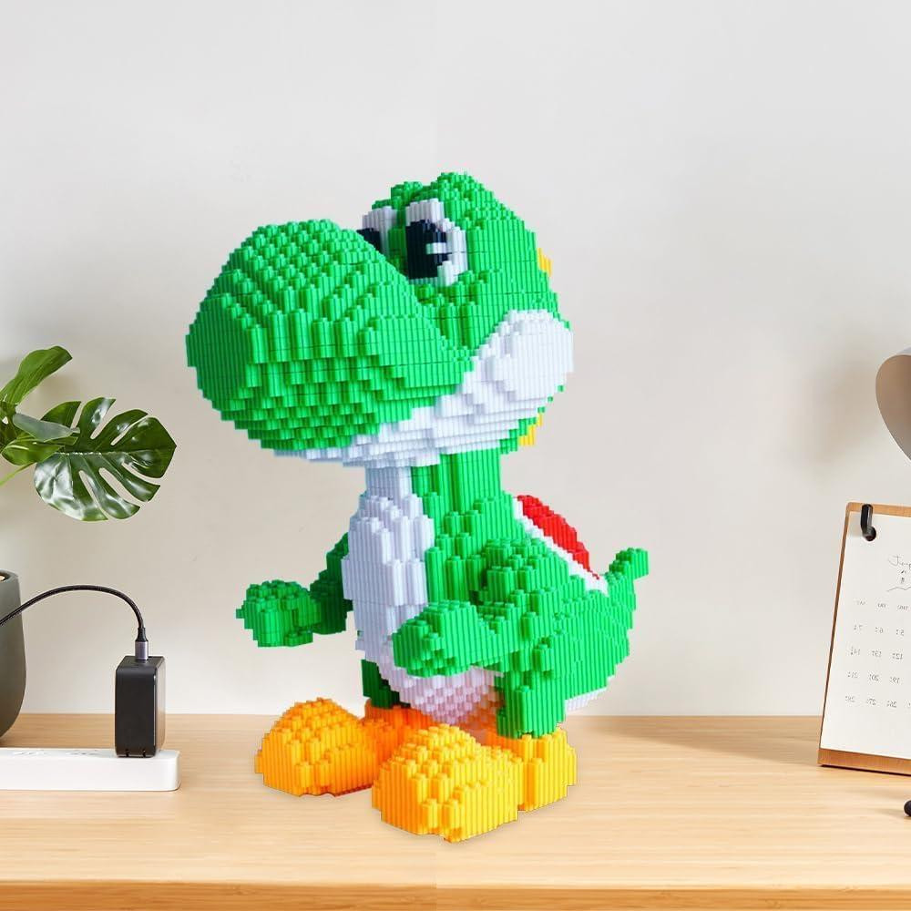 Creatieve dinosaurus mini-bouwstenen set met 3700 plastic onderdelen voor kinderen