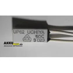 Pepi N-50° – Bimetall-Temperaturschalter, öffnet 50 °C / schließt 41 °C, 6 A/120 V~, 8 A/12 V-